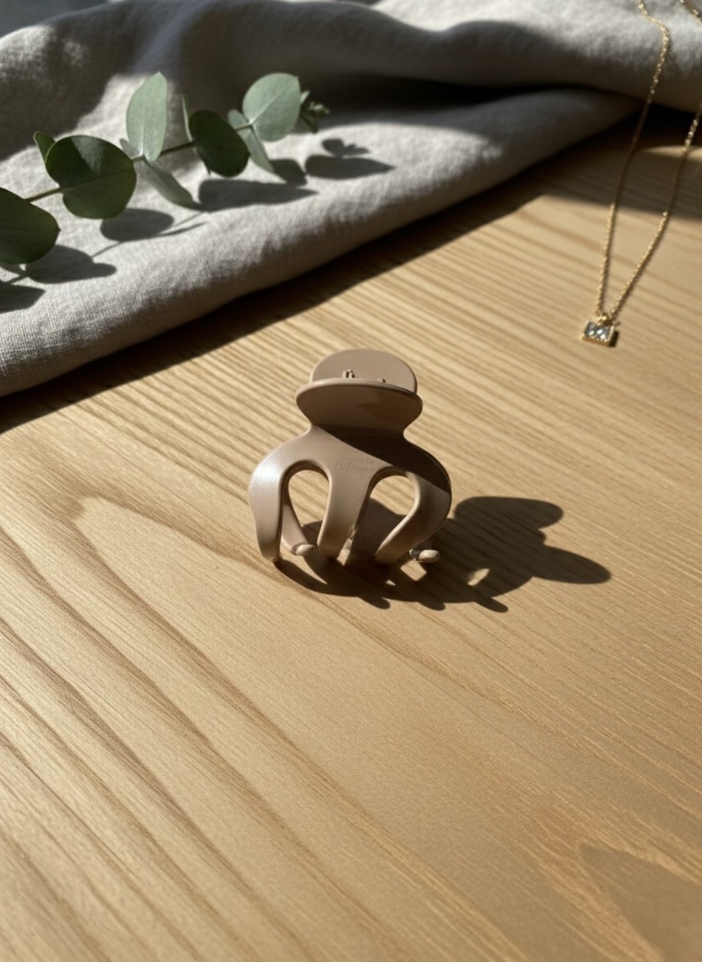 Neutral Earthy Hair Claw