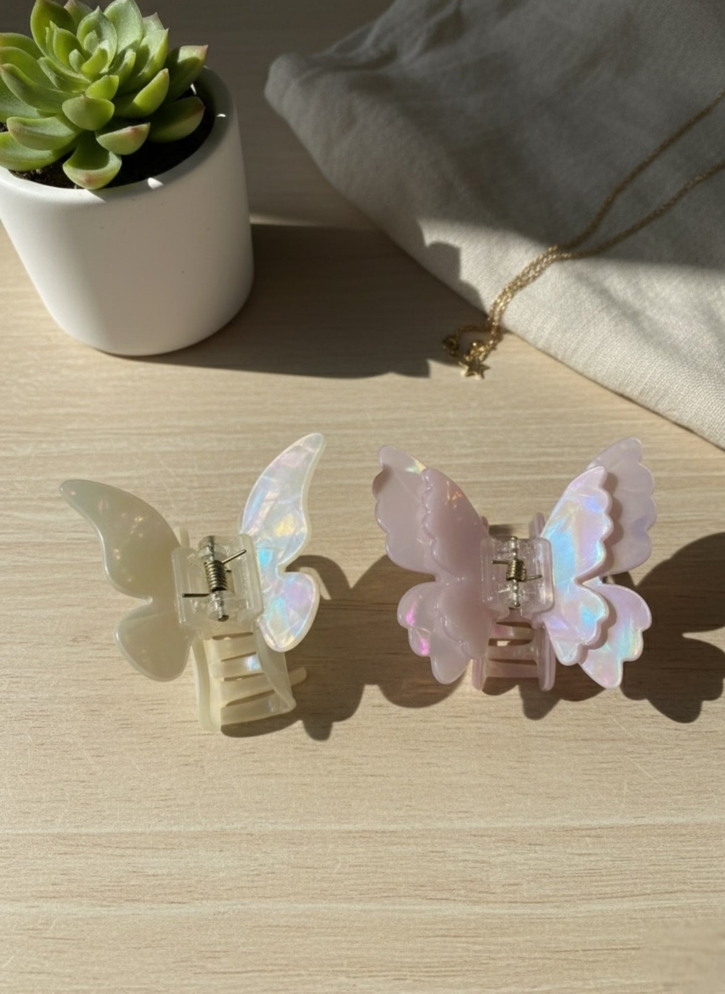 Pastel Dream Butterfly Claws (Set of 2)